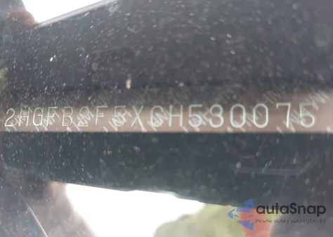 2012 Honda Civic Lx из США, поврежденный, VIN 2HGFB2F5XCH530075